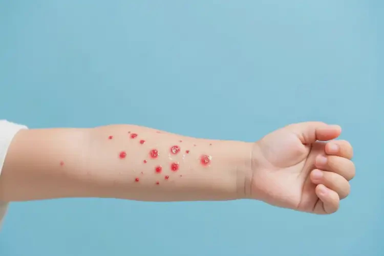 小孩手臂上容易长湿疹能靠自己自愈吗(图1)