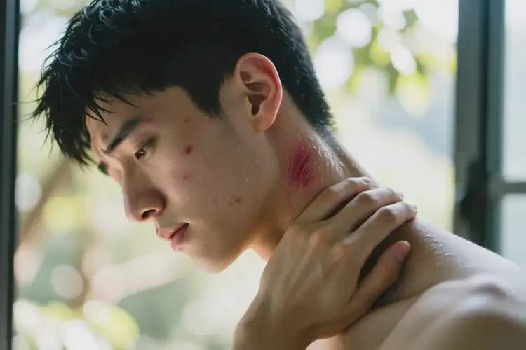 青年人脖子起濕疹可以徹底自愈嗎(圖1)