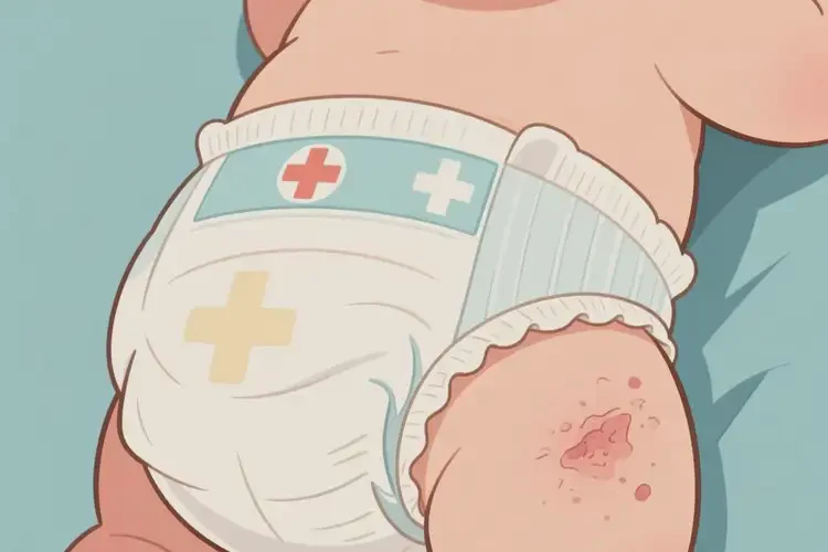 嬰幼兒屁股有濕疹不管它會自己自愈嗎(圖2)