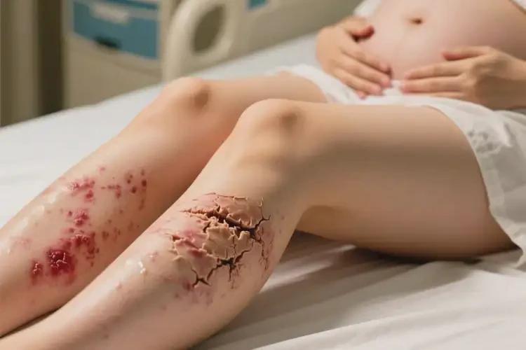 產(chǎn)婦大腿上偶爾長(zhǎng)濕疹可不可以徹底自愈(圖2)