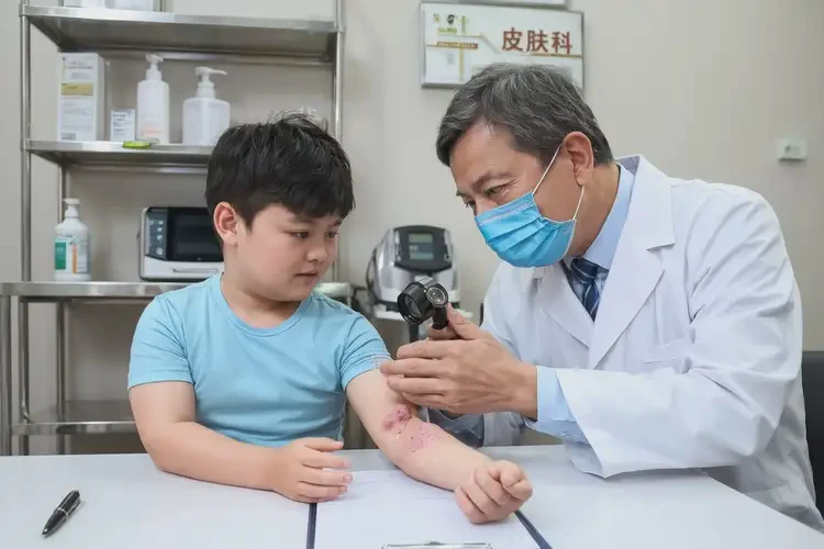 兒童屁股出現(xiàn)濕疹不管它會自己痊愈嗎(圖1)