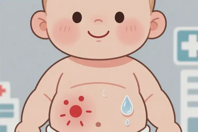 寶寶肚子經(jīng)常長(zhǎng)濕疹能徹底自愈嗎(圖1)