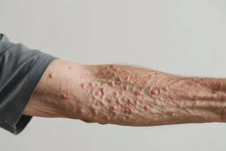 高齡老人手臂起濕疹不管它會自己自愈嗎(圖2)
