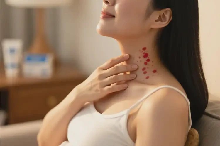 產(chǎn)婦脖子經(jīng)常長濕疹不管它會自己自愈嗎(圖3)