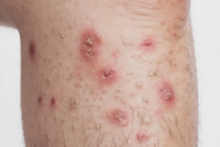 小兒大腿上出現(xiàn)濕疹不管它會自己好嗎(圖2)