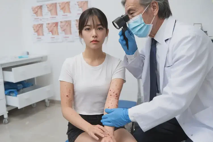 女生全身長濕疹不管它會自己好嗎(圖3)