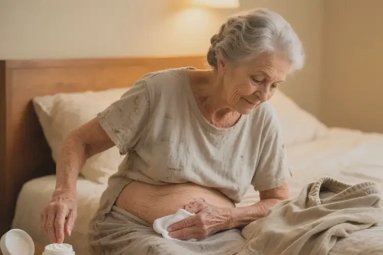 老人肚子上經常起濕疹不管它會自己自愈嗎(圖2)