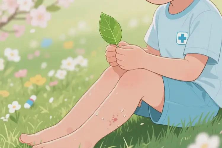 孩子小腿上出湿疹能彻底自愈吗(图4)