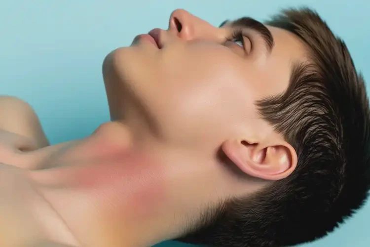 青少年脖子長濕疹不管它會(huì)自己自愈嗎(圖1)