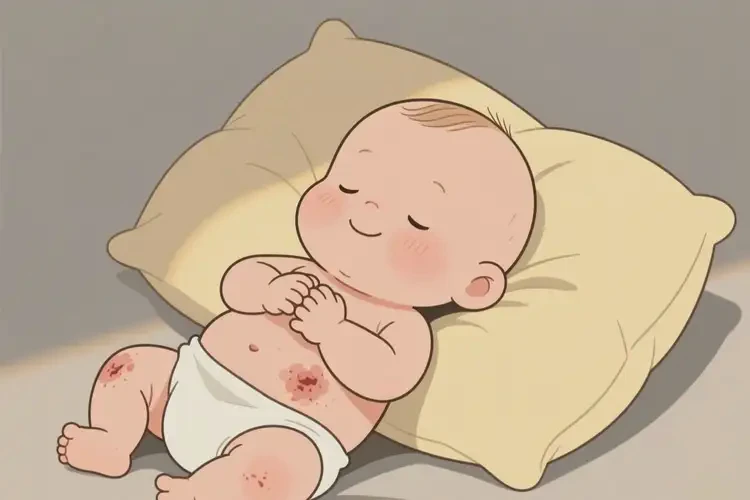 幼兒肚子容易長(zhǎng)濕疹不管它會(huì)自己痊愈嗎(圖2)