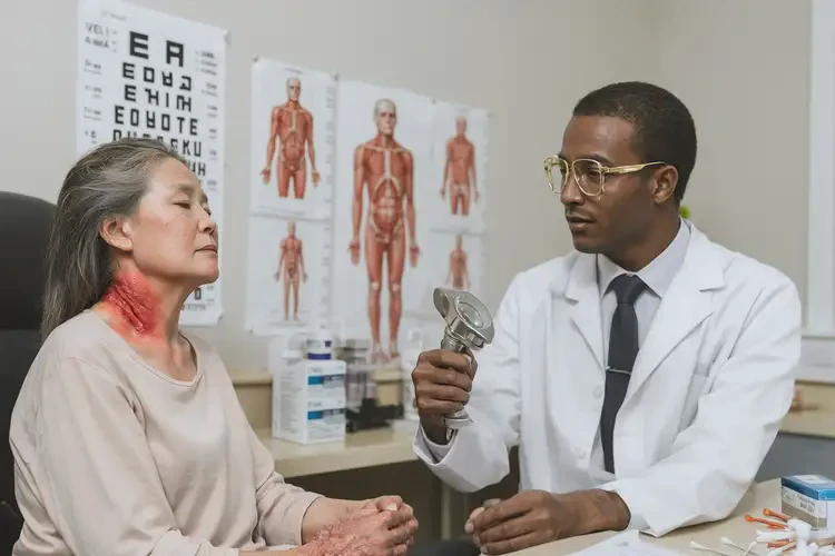 女生脖子上容易起濕疹能夠徹底治愈嗎(圖3)