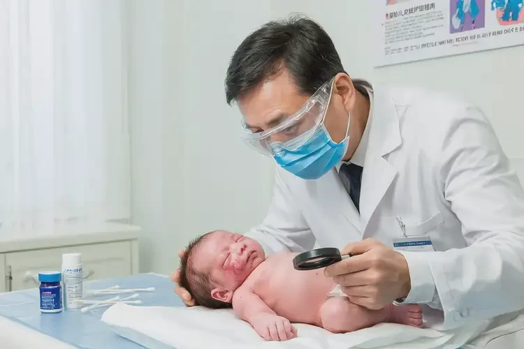 新生兒脖子上容易起濕疹不管它會自己好嗎(圖2)