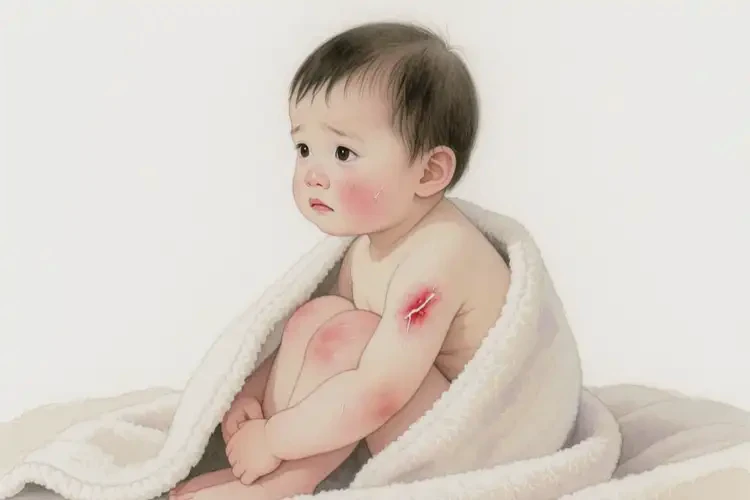 幼兒全身長濕疹不管它會自己自愈嗎(圖1)