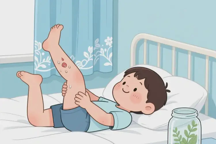 小兒四肢經(jīng)常長濕疹可以徹底自愈嗎(圖1)