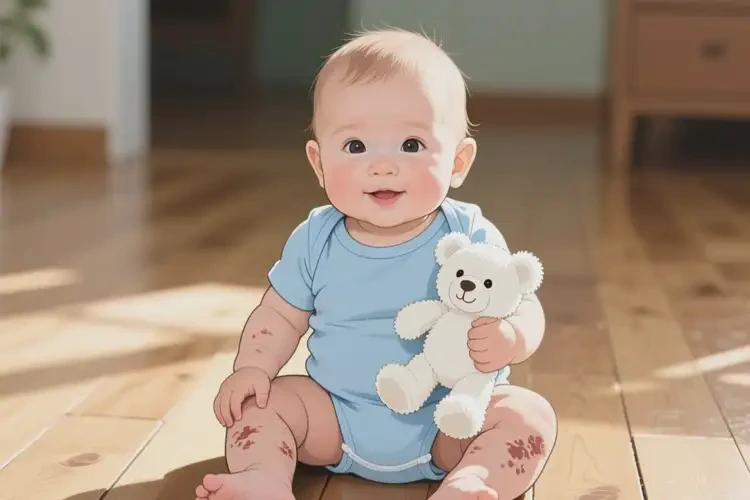 小兒全身起濕疹不管它會自己痊愈嗎(圖2)