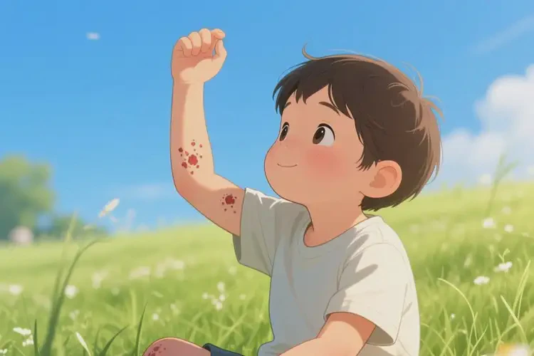 小兒手臂上偶爾起濕疹不管它會(huì)自己痊愈嗎(圖3)