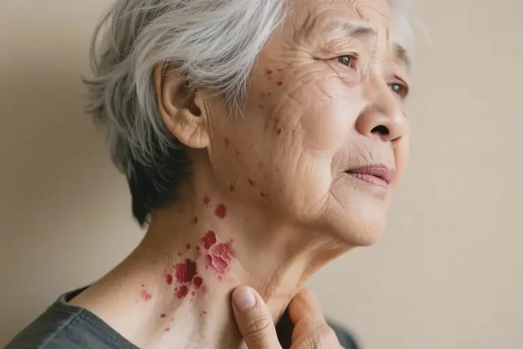 老年人脖子上容易長濕疹不管它會自己好嗎(圖3)