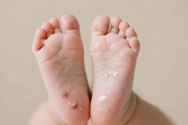 嬰幼兒腳上偶爾起濕疹不管它會(huì)自己痊愈嗎(圖3)