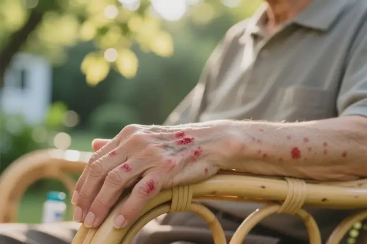 老年人身上起濕疹能靠自己自愈嗎(圖4)