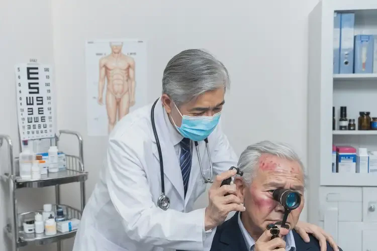 老人臉上容易長濕疹可以徹底自愈嗎(圖2)