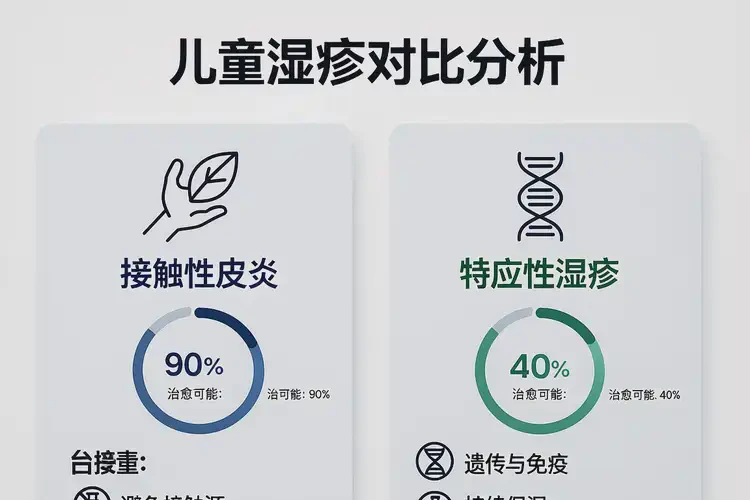 兒童手臂上偶爾長濕疹能夠徹底治愈嗎(圖1)