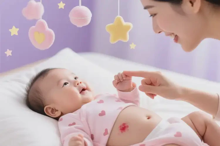 孩子肚子上有濕疹可以徹底自愈嗎(圖1)