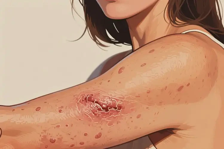 女人手臂出濕疹能不能徹底自愈(圖3)