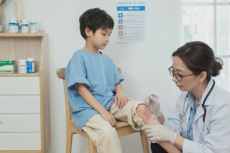 小學生小腿上經(jīng)常長濕疹能夠徹底治愈嗎(圖2)