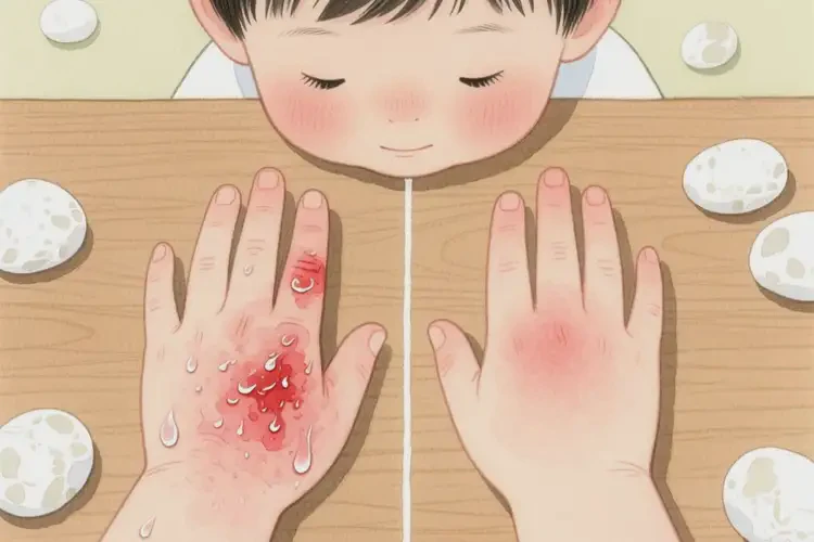 兒童身上起濕疹能徹底自愈嗎(圖1)