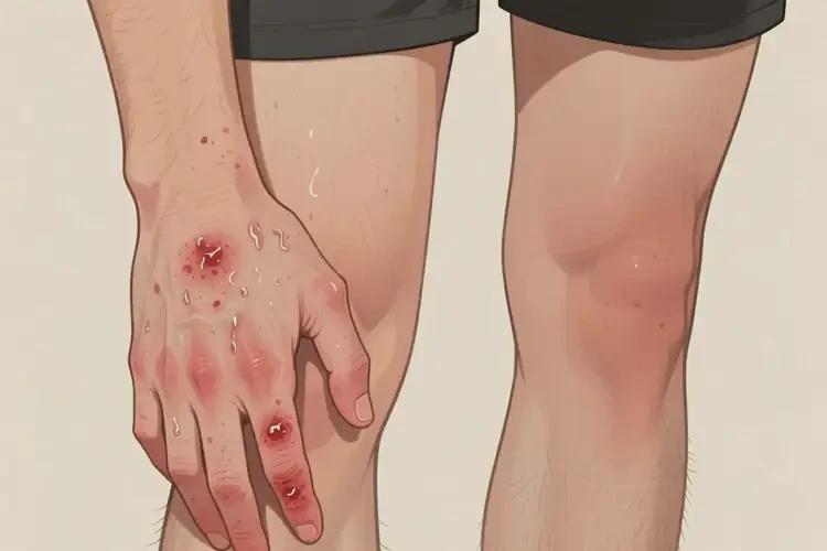 青年人四肢長(zhǎng)濕疹不管它會(huì)自己痊愈嗎(圖3)