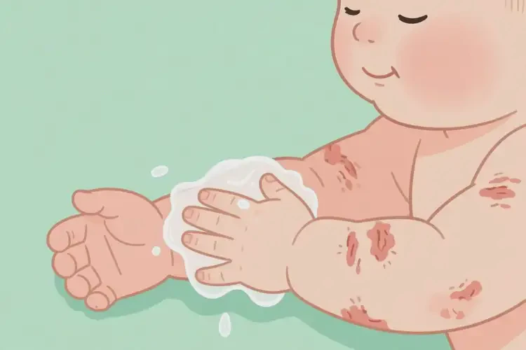 寶寶四肢容易長(zhǎng)濕疹能夠徹底治愈嗎(圖1)