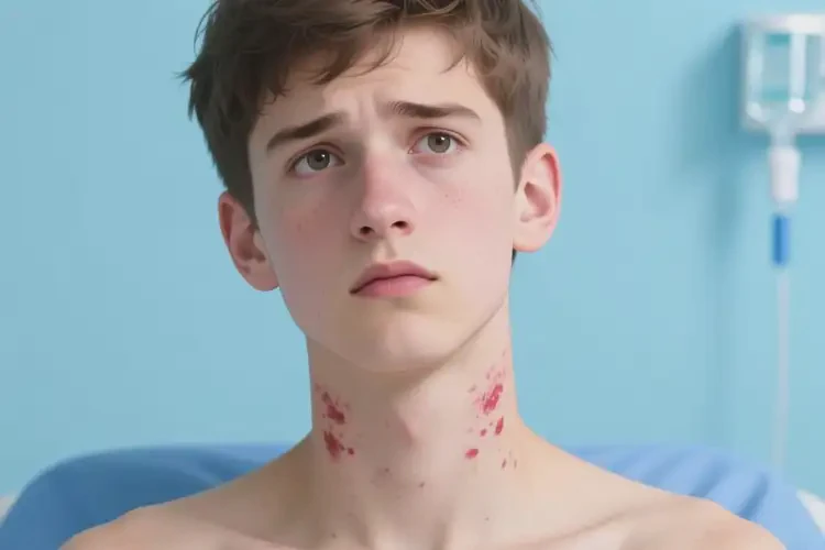 青年人脖子容易起濕疹不管它會自己好嗎(圖4)