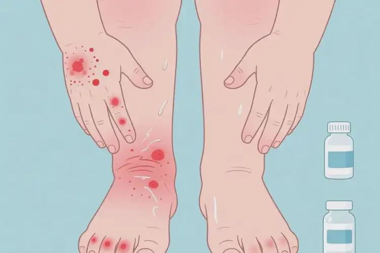 孩子四肢偶爾起濕疹能靠自己自愈嗎(圖3)