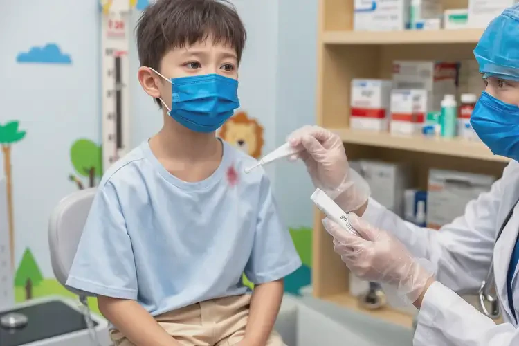 少儿脖子有湿疹不管它会自己自愈吗(图1)