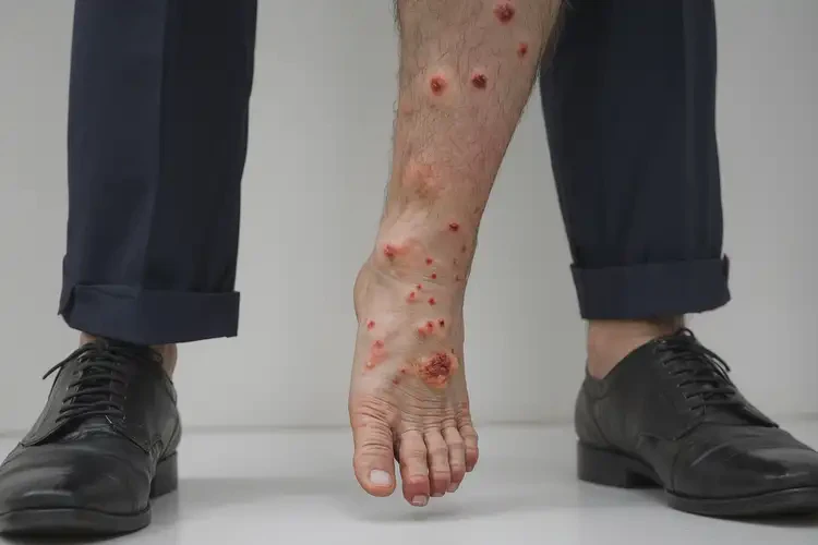 男生小腿偶爾起濕疹可以徹底自愈嗎(圖4)