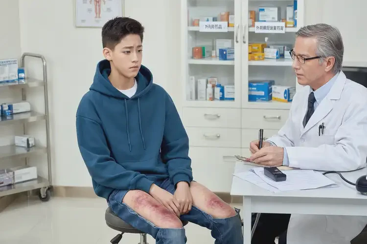 大學(xué)生小腿上起濕疹能徹底自愈嗎(圖2)