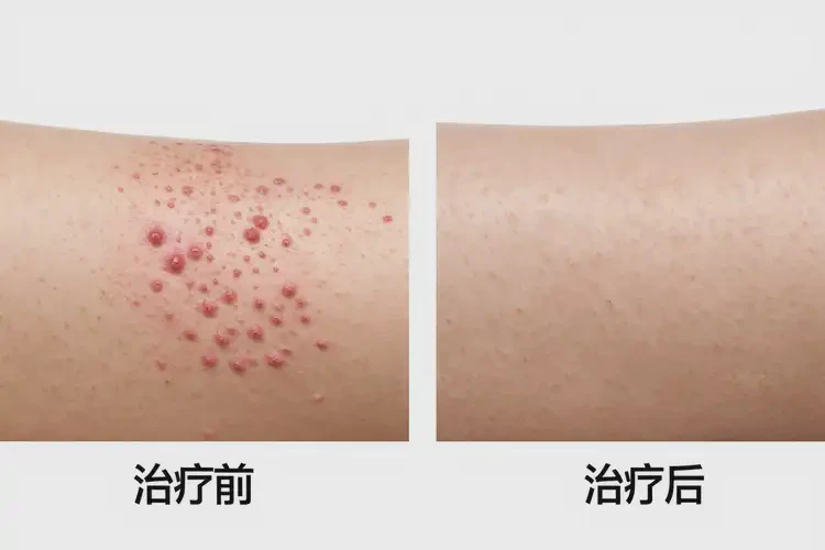 青年人大腿偶爾起濕疹不管它會(huì)自己痊愈嗎(圖2)