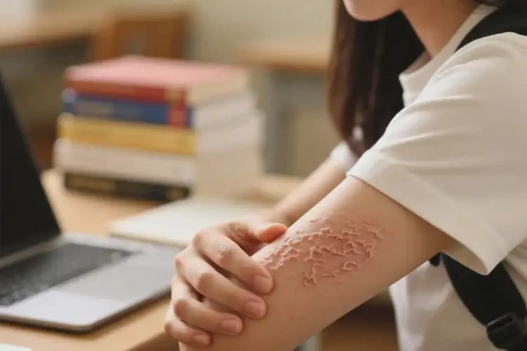 大學(xué)生手臂容易長濕疹能不能徹底自愈(圖3)