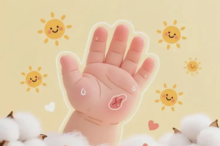 宝宝手上容易起湿疹不管它会自己痊愈吗(图1)