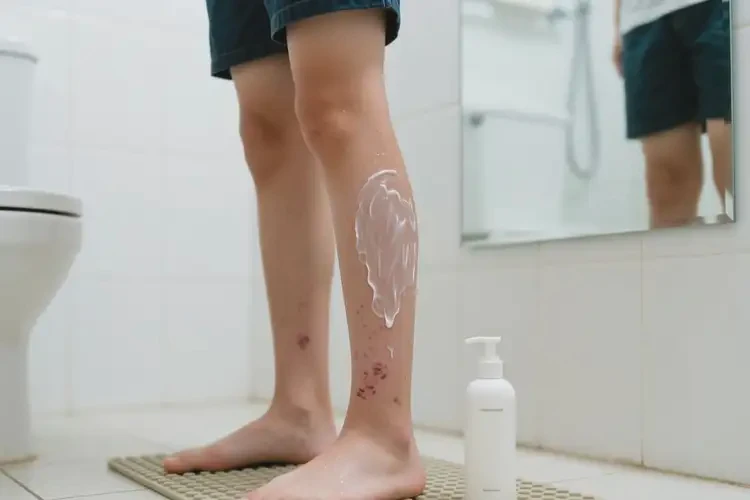 青少年大腿上起濕疹不管它會自己痊愈嗎(圖1)