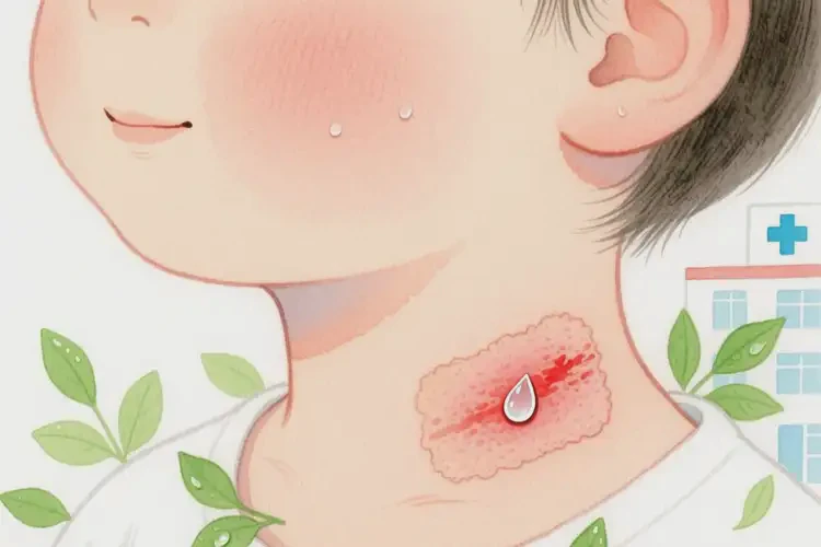 少儿脖子上长湿疹可不可以彻底自愈(图4)