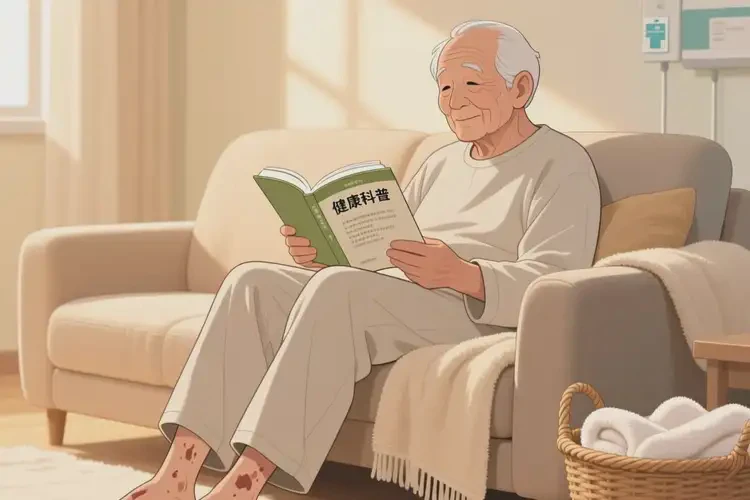 老人小腿上出現(xiàn)濕疹能夠徹底治愈嗎(圖2)