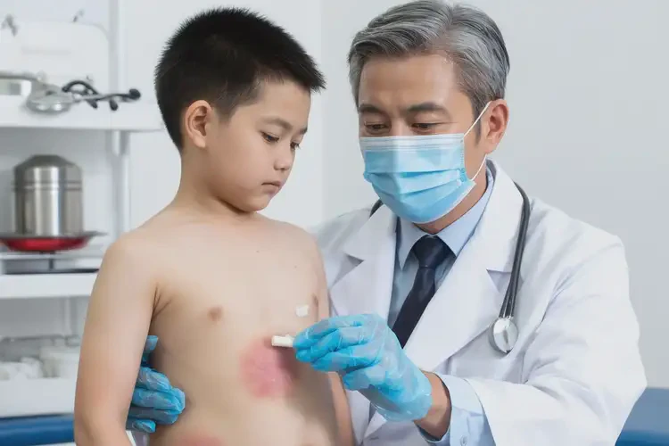 小兒肚子上起濕疹可以徹底自愈嗎(圖3)