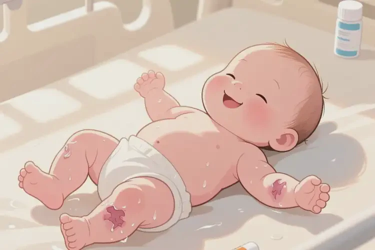 寶寶四肢起濕疹可不可以徹底自愈(圖1)