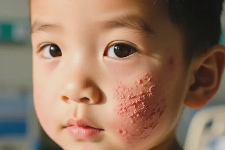 小孩面部偶爾起濕疹不管它會自己痊愈嗎(圖4)