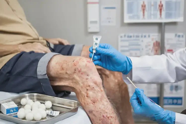 老人大腿上出濕疹能夠徹底治愈嗎(圖3)