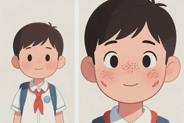 小學(xué)生面部容易起濕疹不管它會自己自愈嗎(圖4)