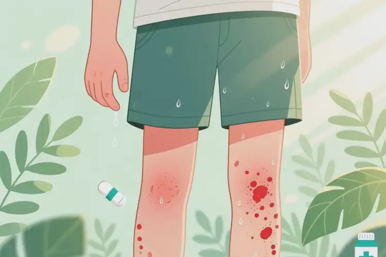 男生四肢長濕疹能靠自己自愈嗎(圖4)