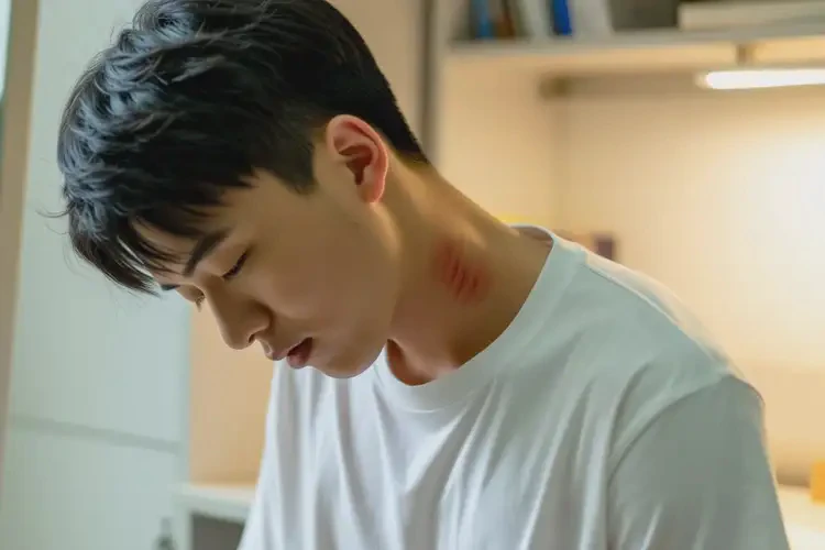 大學生脖子出現(xiàn)濕疹不管它會自己好嗎(圖4)