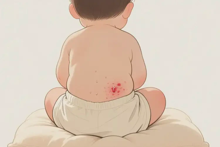 幼兒屁股上偶爾起濕疹不管它會自己好嗎(圖4)